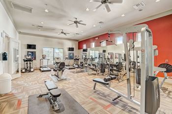 Our state of the art gym is equipped with a variety of weights and cardio equipment